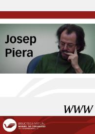 Portada:Josep Piera