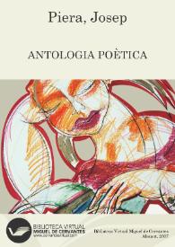 Més informació sobre Antologia poètica / Josep Piera