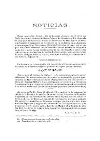 Noticias. Boletín de la Real Academia de la Historia, tomo 46 (febrero 1905). Cuaderno II / F. F., C. F. D. | Biblioteca Virtual Miguel de Cervantes