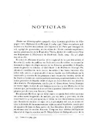 Noticias. Boletín de la Real Academia de la Historia, tomo 46 (junio 1905). Cuaderno VI / F. F. | Biblioteca Virtual Miguel de Cervantes