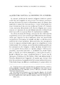 Más información sobre Arquitectura tartesia : la necrópoli de Antequera / M. Gómez Moreno