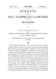 Portada:Correspondencia de la Infanta Archiduquesa Doña Isabel Clara Eugenia de Austria con el Duque de Lerma : Desde Flandes, años de 1599 a 1607 y otras cartas posteriores sin fecha (Continuación) [Cartas 81-103] / A. Rodríguez Villa
