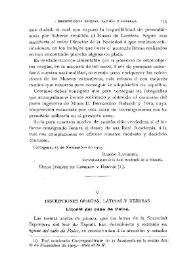 Inscripciones griegas, latinas y hebreas [Litoral del Cabo de Palos, Mahón, Palma de Mallorca] / Fidel Fita