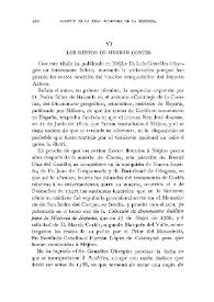 Portada:Los restos de Hernán Cortés / Ángel de Altolaguirre