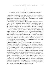 Portada:D. Pedro IV de Aragón y la Corte de Francia / Ángel de Altolaguirre