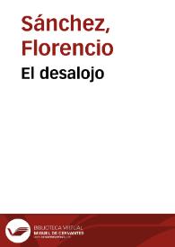 El desalojo / Florencio Sánchez | Biblioteca Virtual Miguel de Cervantes