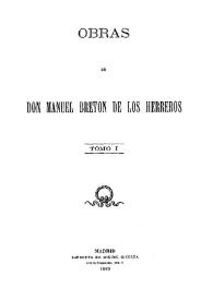 Los dos sobrinos o La escuela de los parientes / Manuel Bretón de los Herreros | Biblioteca Virtual Miguel de Cervantes