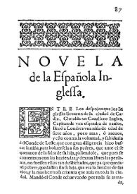 La española inglessa / Miguel Ceruantes Saauedra | Biblioteca Virtual Miguel de Cervantes