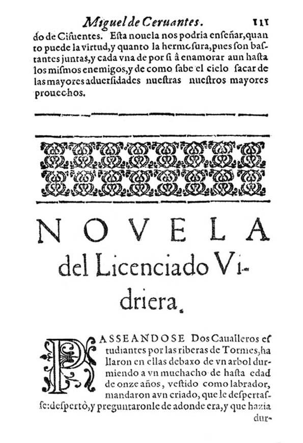 El licenciado vidriera / Miguel de Ceruantes Saauedra | Biblioteca Virtual Miguel de Cervantes