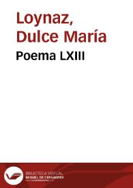 Poema LXIII / Dulce María Loynaz | Biblioteca Virtual Miguel de Cervantes