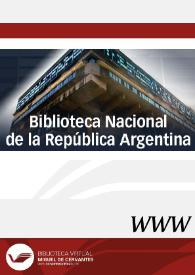 Portada:Biblioteca Nacional de la República Argentina / dirección Josefina Delgado