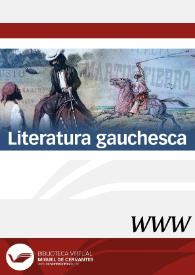 Portada:Literatura gauchesca / dirección Pedro Luis Barcia