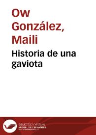 Portada:Historia de una gaviota / Maili Ow González