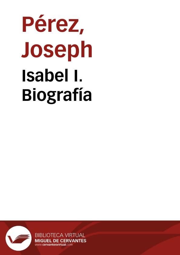 Isabel la Católica. Biografía | Biblioteca Virtual Miguel de Cervantes