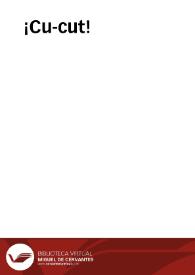 ¡Cu-cut! | Biblioteca Virtual Miguel de Cervantes