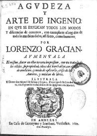 Agudeza y arte de ingenio / Baltasar Gracián | Biblioteca Virtual Miguel de Cervantes