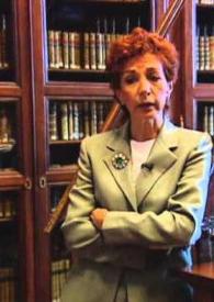 Portada:Encuadernaciones de los fondos de la Real Biblioteca / interviene María Luisa López-Vidriero, directora de la Real Biblioteca