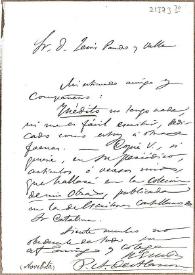 Más información sobre Cartas autógrafas de Leopoldo Alas / Leopoldo Alas