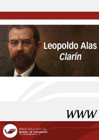 Portada:Leopoldo Alas \"Clarín\" / dirección Juan Antonio Ríos