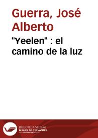 Portada:\"Yeelen\" : el camino de la luz / José Alberto Guerra