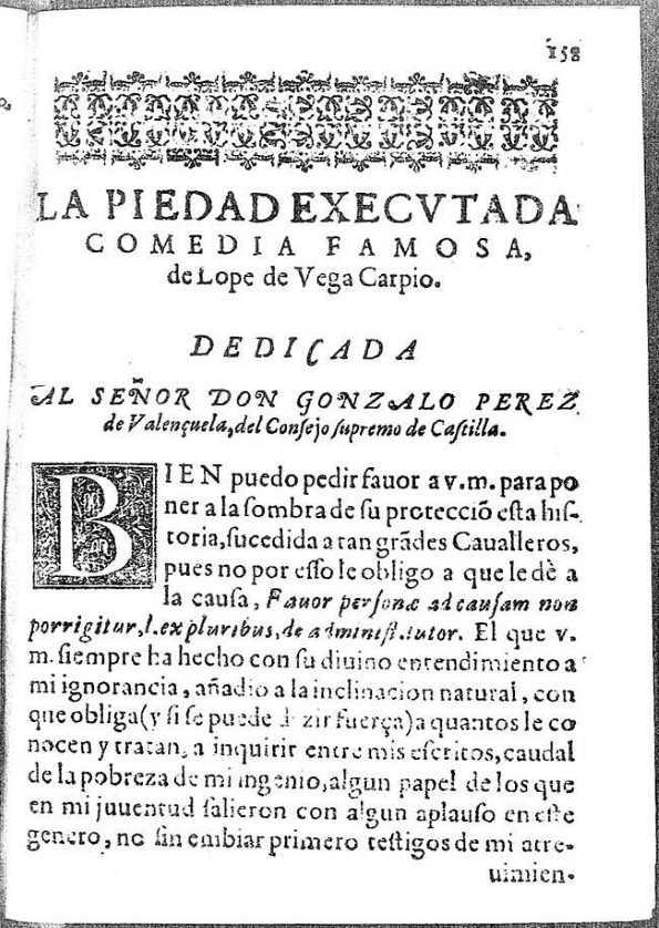La piedad ejecutada : comedia famosa / Lope de Vega | Biblioteca Virtual Miguel de Cervantes