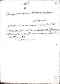 El príncipe constante y esclavo de su patria : gran comedia | Biblioteca Virtual Miguel de Cervantes