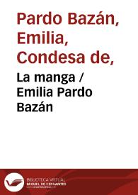 Portada:La manga / Emilia Pardo Bazán
