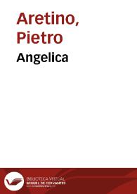 Portada:Angelica / Pietro Aretino