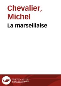 Portada:La marseillaise / Michel Chevalier