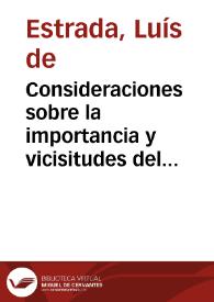 Consideraciones sobre la importancia y vicisitudes del comercio del Japón : con las demás naciones y principalmente con las de Europa / Luis de Estrada | Biblioteca Virtual Miguel de Cervantes