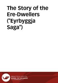 Portada:The Story of the Ere-Dwellers (\"Eyrbyggja Saga\") / Anónimo