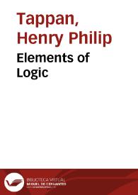 Portada:Elements of Logic / Henry Philip Tappan