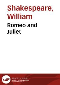 Portada:Romeo and Juliet / William Shakespeare