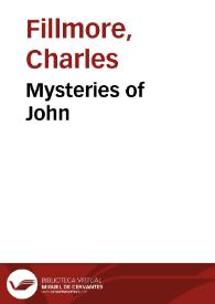 Portada:Mysteries of John / Charles Fillmore