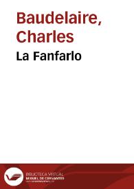 Portada:La Fanfarlo / Charles Baudelaire