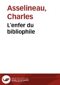 Portada:L'enfer du bibliophile / Charles Asselineau