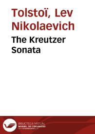 Portada:The Kreutzer Sonata / Leo Tolstoy