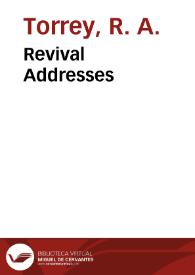 Portada:Revival Addresses / R. A. Torrey