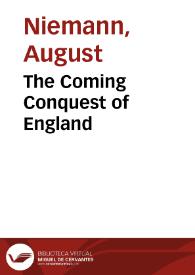 Portada:The Coming Conquest of England / August Niemann