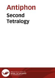 Portada:Second Tetralogy / Antiphon