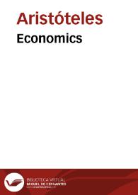 Economics / Aristotle | Biblioteca Virtual Miguel de Cervantes