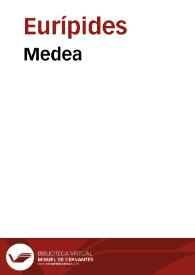 Portada:Medea / Euripides