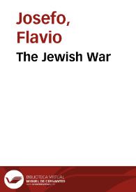 Portada:The Jewish War / Flavius Josephus