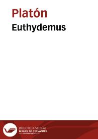 Portada:Euthydemus / Plato