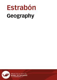 Portada:Geography / Strabo