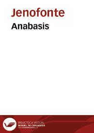 Anabasis / Xenophon | Biblioteca Virtual Miguel de Cervantes