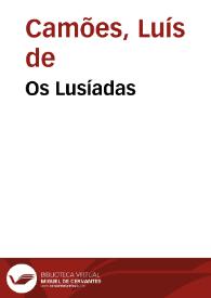 Portada:Os Lusíadas / Luís de Camões