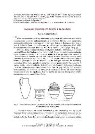 Portada:Materiales arqueológicos ibéricos en la Aquitania / Martín Almagro Basch