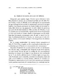 El templo de Santa Eulalia en Mérida / El Marqués de Monsalud | Biblioteca Virtual Miguel de Cervantes