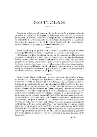 Portada:Noticias. Boletín de la Real Academia de la Historia. Tomo 51. Octubre (1907). Cuaderno IV / [Fidel Fita]
